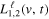 ${L}_{1,2}^{{\ell }}(v,t)$