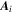 ${{\boldsymbol{A}}}_{i}$