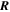${\boldsymbol{R}}$