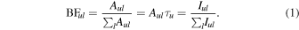 Equation (1)