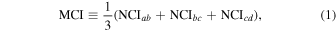Equation (1)