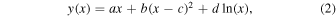 Equation (2)
