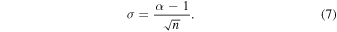 Equation (7)