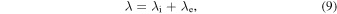Equation (9)