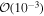${ \mathcal O }(1{0}^{-3})$