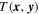 $T({\boldsymbol{x}},{\boldsymbol{y}})$