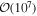 ${ \mathcal O }(1{0}^{7})$