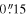 $0\mathop{.}\limits^{^{\prime\prime} }15$