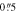 $0\mathop{.}\limits^{^{\prime\prime} }5$