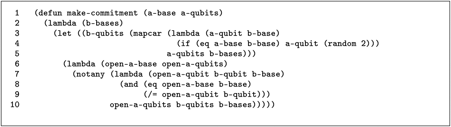 Bit commitment as an introduction to quantum cryptography - IOPscience