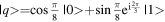 $\left|q\right.\gt =\cos \frac{\pi }{8}\left|0\right.\gt +\sin \frac{\pi }{8}{{\rm{e}}}^{{\rm{i}}\frac{2\pi }{3}}\left|1\right.\gt $