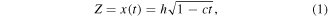Equation (1)