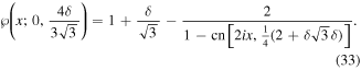 Equation (33)