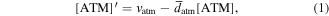 Equation (1)