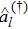 ${\hat{a}}_{l}^{(\dagger )}$