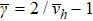 $\bar{\gamma }=2/{\bar{\nu }}_{h}-1$