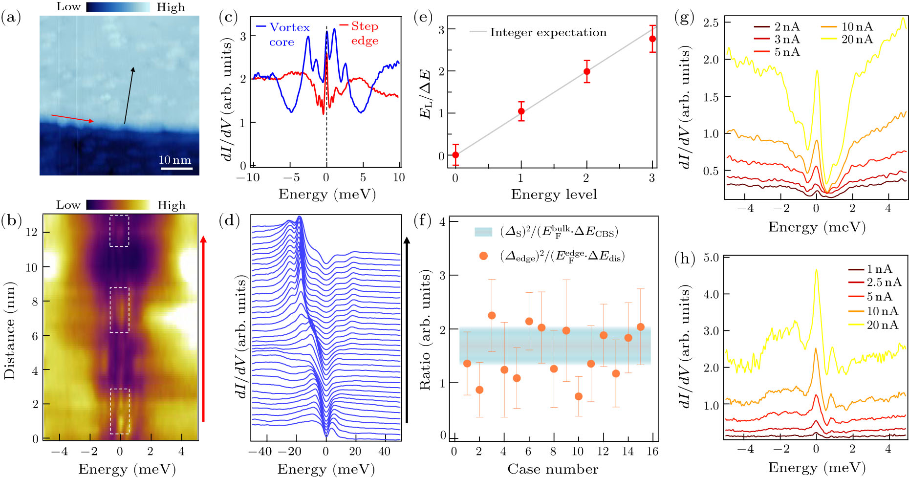 エラ Observation of Zero-Energy Modes with Possible Time-Reversal
