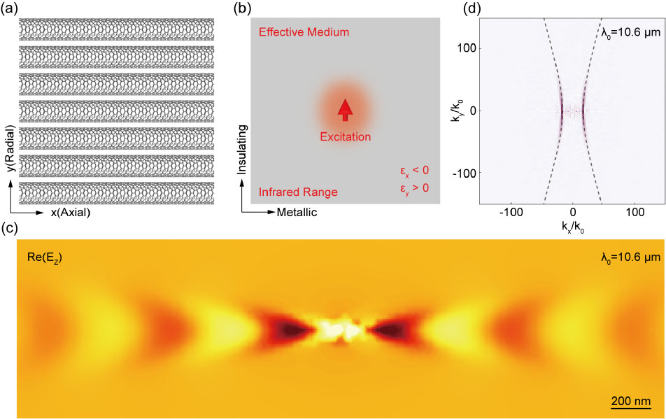 Hyperbolic Plasmons in Coupled Luttinger Liquids of Homochiral Carbon ...