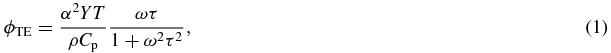 Equation (1)