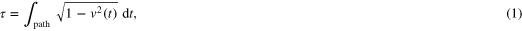 Equation (1)