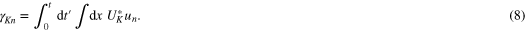 Equation (8)