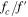 ${{f}_{c}}/f^{\prime} $