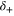 ${{\delta }_{+}}$