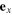 ${{{\bf e}}_{x}}$