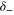${{\delta }_{-}}$
