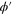 $\phi ^{\prime} $