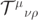 ${{\mathcal{T}}^{\mu }}_{\nu \rho }$