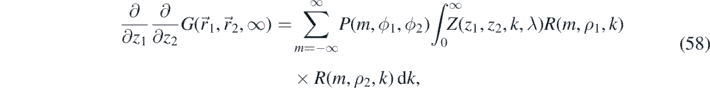 Equation (58)