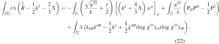 Equation (22)