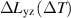 $\Delta L_{\mathrm{yz}}\left(\Delta T\right)$