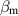 $\beta_{\text{m}}$