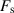 $F_{\mathrm{s}}$