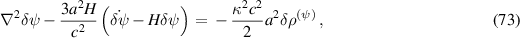 Equation (73)