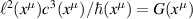 $\ell^2(x^{\mu})c^3(x^{\mu})/\hbar(x^{\mu}) = G(x^{\mu})$