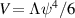 $V = \Lambda \psi^4/6$
