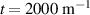 $t = 2000~\text{m}^{-1}$