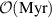 $\mathcal{O}(\textrm{Myr})$