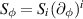 $S_\phi = S_i (\partial_\phi)^i$