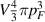 $V\frac{4}{3}\pi p_F^3$
