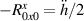 $-R^x_{0x0} = \ddot{h}/2$