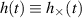 $h(t)\equiv h_\times(t)$
