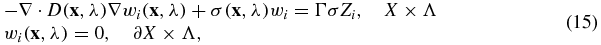 Equation (15)