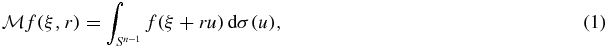 Equation (1)