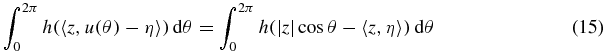 Equation (15)