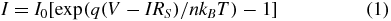 Equation (1)