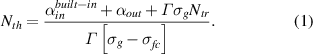 Equation (1)